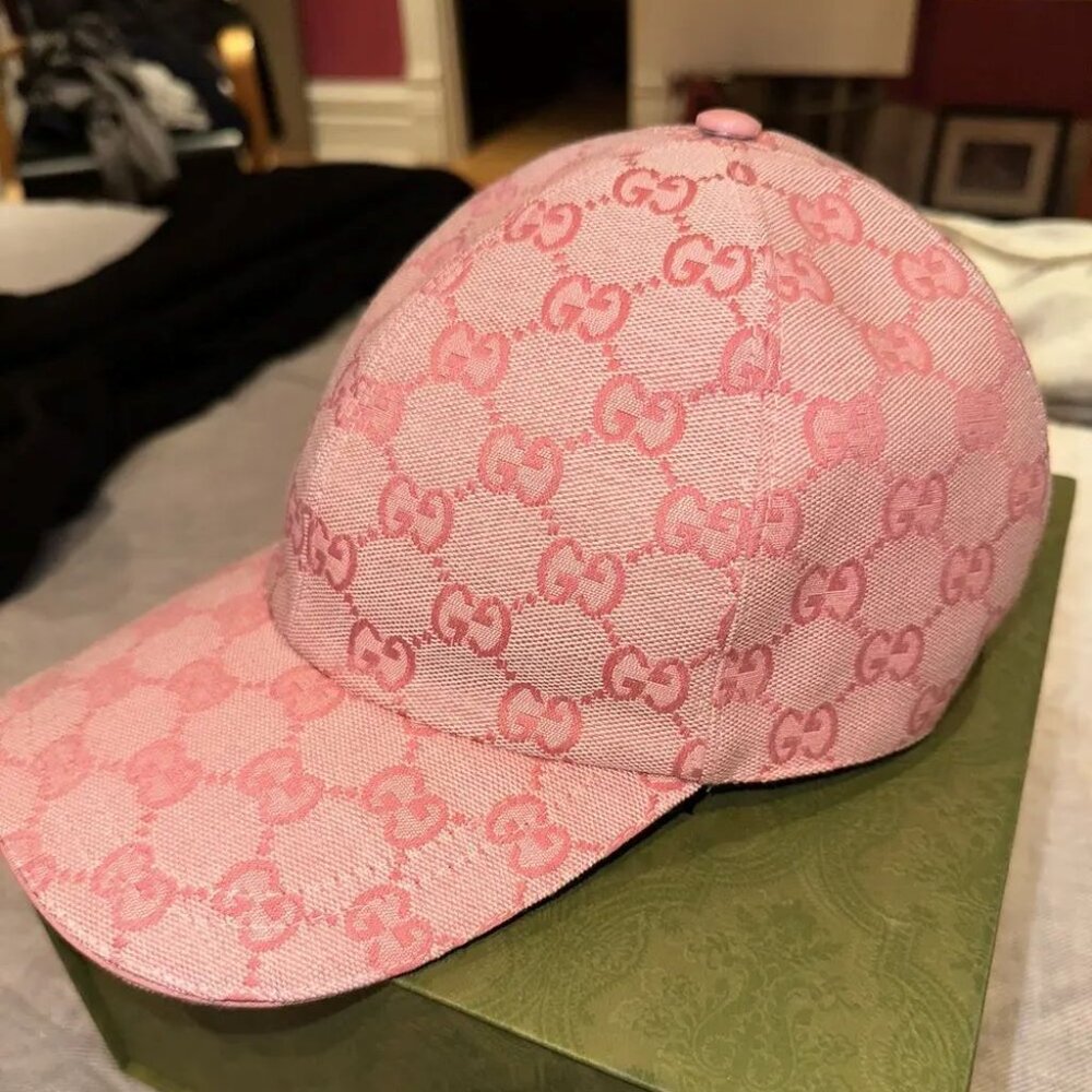 Gucci Pink Baseball Cap unisex